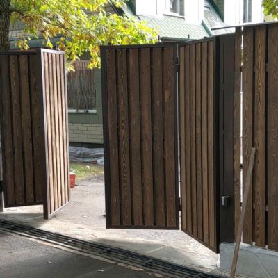 Купите и Закажите Ворота Гармошка: Лучшая Цена от 47171 руб, Установка под Ключ и Доставка в Каспийске и по Области